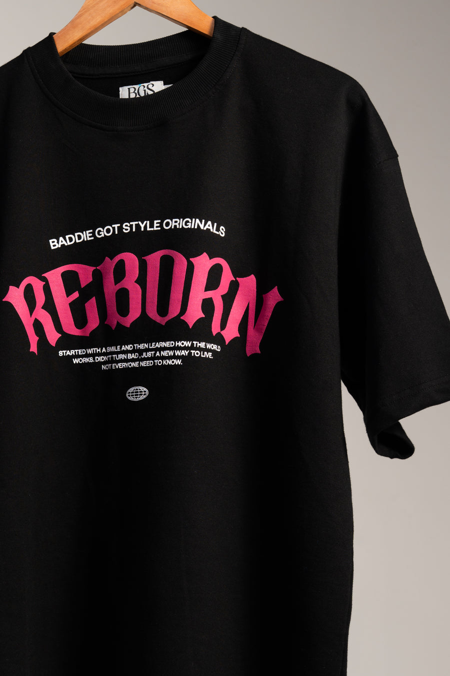 REBORN Graphic Oversized Tee